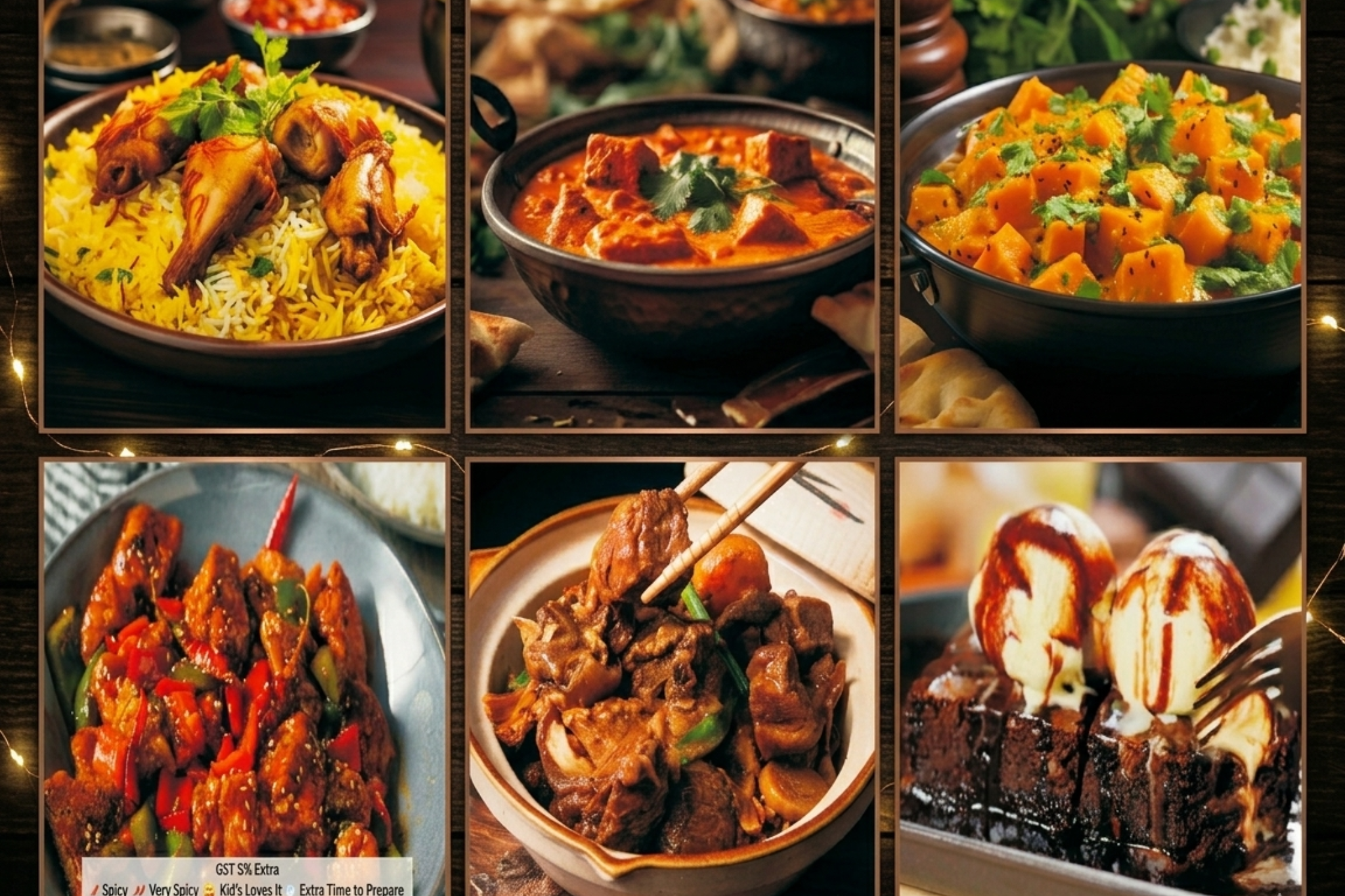 The Prince Restaurant dishes